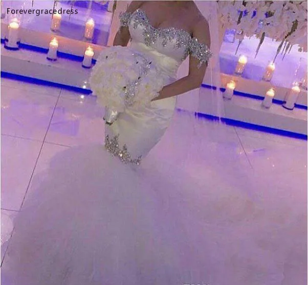 Unique design bling wedding dresses plus size mermaid lace up bandage corset vintage beaded appliques wedding gowns sweetheart bridal gowns 229