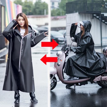 

Transparent Long Large Adult Poncho Hooded Travel Raincoat Waterproof Outdoor Chubasquero Hombre Solid Motorcycle Poncho MM60YY