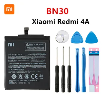 

Xiao mi 100% Orginal BN30 3120mAh Battery For Xiaomi Redmi 4A Redmi4A BN30 High Quality Phone Replacement Batteries +Tools