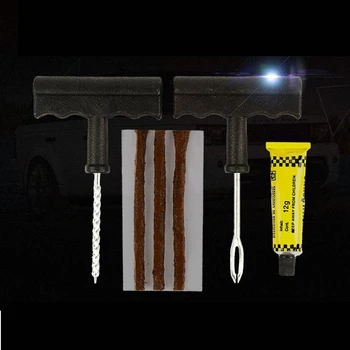 

Car Puncture Repair Kit 6Pcs Tubeless Strips Powerful Tools Replacement
