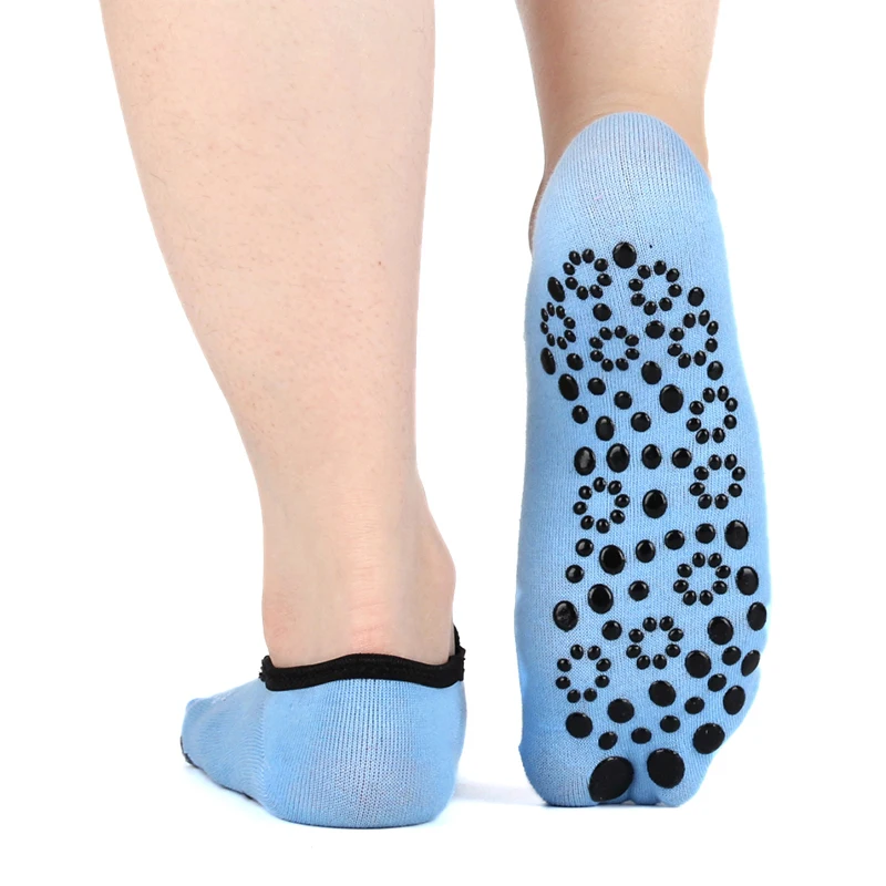Носки женские с круглым носком без спинки хлопковые нескользящие бандажные Спортивные Носки дышащие носки для пилатеса и балета танцевальные носки тапочки