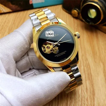 

2020 Luxury Business Men Mechanical Wristwatch Stainless Steel GMT Watch Top Brand Glass Men Watches