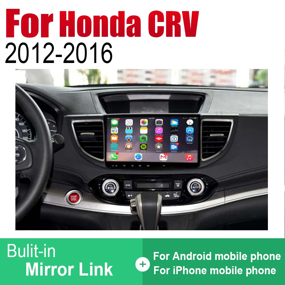 Автомагнитола ZaiXi 2 Din Android для Honda CRV 2012 ~ 2016 GPS навигация BT Wi Fi карта мультимедийная