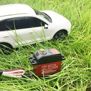 

25KG Digital Servo Full Metal Gear High Torque Waterproof for RC Car Crawler Robot Control Angle 270°
