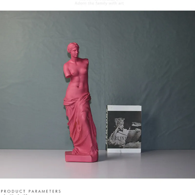 Venus De Milo, большая статуя из смолы, статуя богини Афродиты, статуя, произведение искусства, Современная Скульптура, настольная, домашний декор, украшения R3291