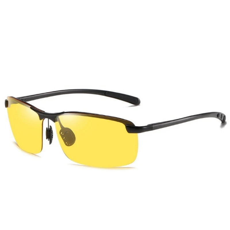 Мужские очки ночного видения для вождения, меняющие цвет поляризованные очки UV400