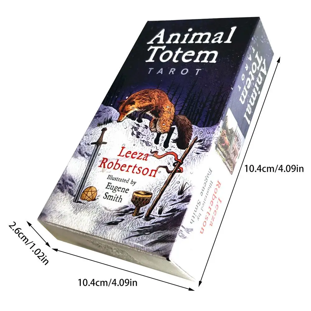 78 PCS / Set New Animal Totem Tarot Cards Deck Card Games Board Table Game For Family Party Playing Card Entertainment