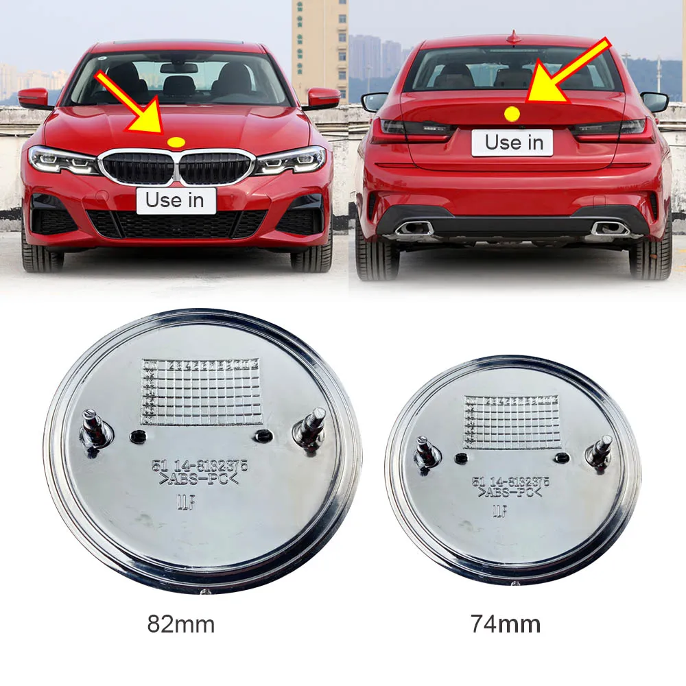 10pcs 82mm 74mm Car Emblem Badge Hood Front Rear Trunk Logo For Bmw E46 E39 E38 E90 E60 Z3 Z4 X3 X5 X6 51148132375 | Автомобили и