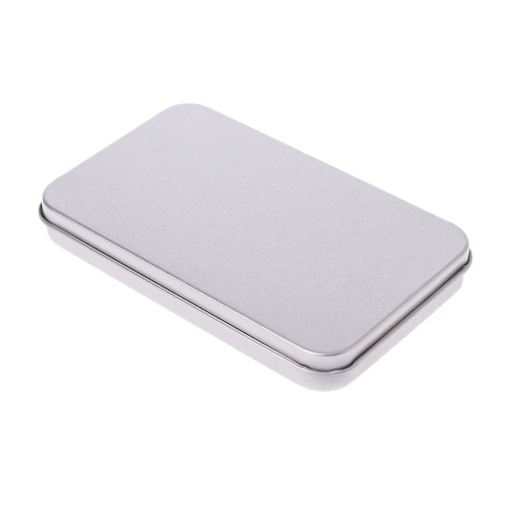 

Organizer Case Small Metal Tinplate Can Storage Box For Makeup Double Eyelid Sticker Money Coin Key