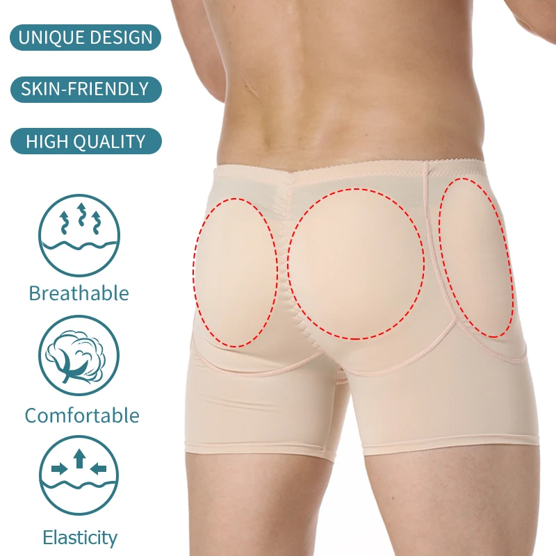 Men Butt Lifter Shapewear Butt Shaper Boxer Padded Enhancing Underwear  Tummy Control - AliExpress