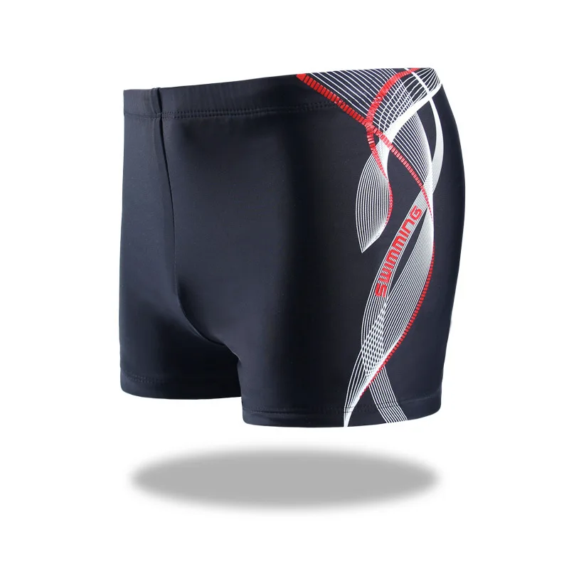 

Conservative-MEN'S Swimming Trunks Qi Leg Boxer Sports Swimming Only Swimming Trunks Large Size Bubble Hot Spring MEN'S Swimming