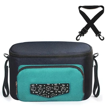 

Baby Diaper Bag for Stroller Organizer Waterproof Nappy Buggy Cart Thermal Insulated Bottle Bag Mommy Backpack Green