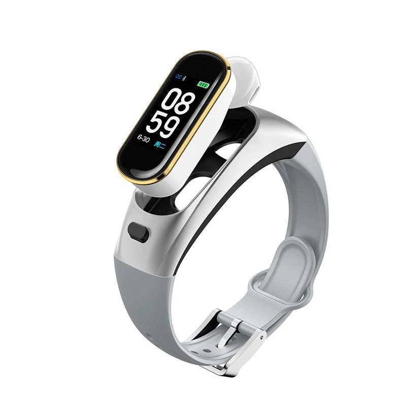 

Fashion H109 Smart Watch Bluetooth Wireless Earphone Blood Pressure Heart Rate Monitor Smart Bracelet For Iphone Android Phone