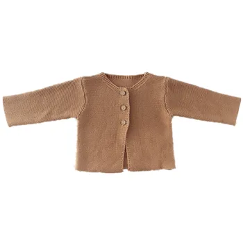 

2020 Autumn Infant Cotton Baby Boy Cardigan Jacket Baby Girl Coat 3 6 9 12 18 24 Month Toddler Baby Clothes OBS204040