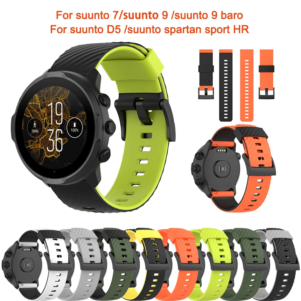 Ремешок на запястье для Suunto 7 9 baro силиконовый ремешок suunto D5/Spartan Sport сменный