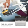 Soap Dispenser Soap Pump Sponge Caddy New Creative Kitchen 2-in-1 Manual Press Liquid Soap Dispenser With Washing Sponge ► Photo 3/6