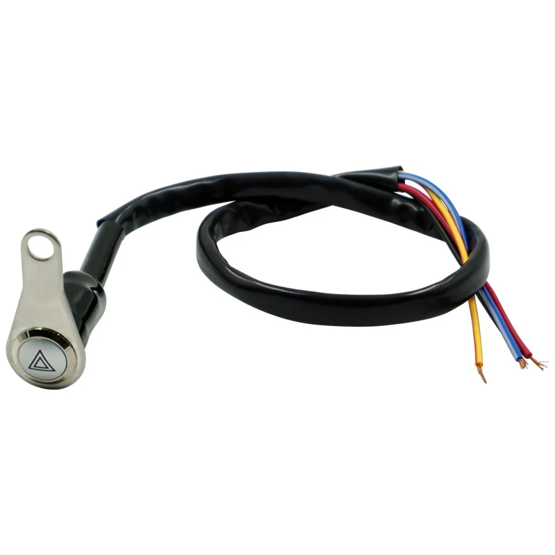 

Stainless Steel LED Motorcycle Switch ON-Off Handlebar Momentary Action Button Waterproof Switches Button