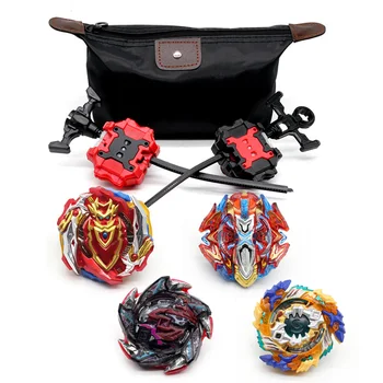 

Takara Tomy Bey Bay Burst Set Metal Fusion Launcher Grip Packet God Spinning Tops Blade Blades Toy B122 B139 B133 New Black Bag