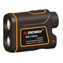 Бренд SNDWAY 1500 м цифровой лазерный дальномер телескоп для гольфа охоты дальномер монокуляр 7X Trena SW-1500A