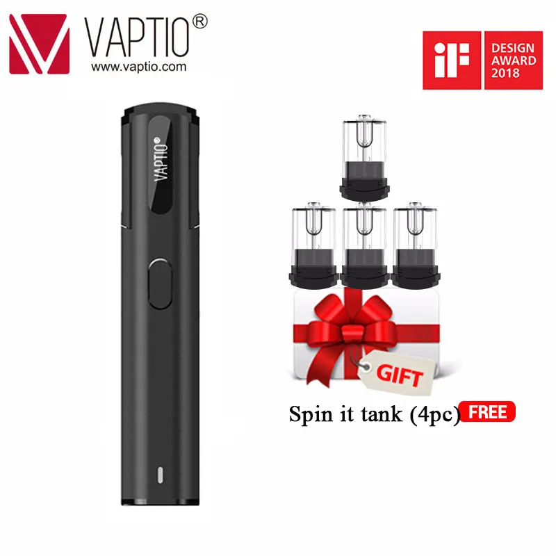 Оригинальный Vaptio вращать его комплект 15 Вт электронная сигарета Vape ручка 650 мАч