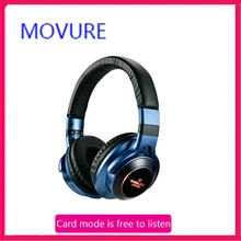 Беспроводной светильник-излучающий головную bluetooth-гарнитуру светодиодный светильник для дыхания 008 Спортивная музыкальная Складная вставная карточная гарнитура