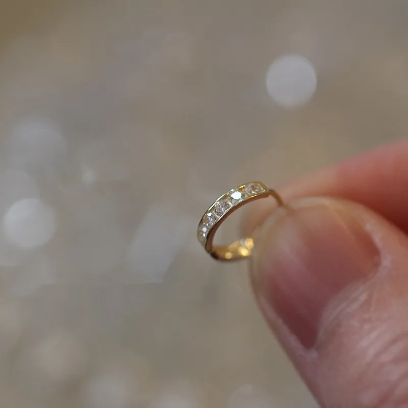 925 Sterling Silver French Simple Pavé Crystal Round Earrings Women Vintage Palace Style Noble Elegant Banquet Jewelry Gift - Image 5