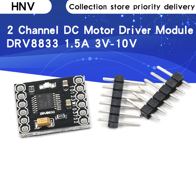 2-канальная плата модуля драйвера двигателя постоянного тока DRV8833 1 5 А 3-10 В