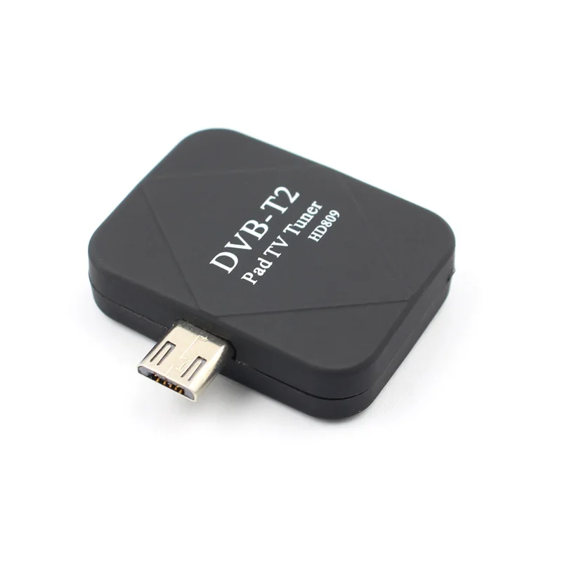 Цифровой DVB-T2 ТВ приемник микро Настройщик USB для Android телефона или Pad с OTG DVB T2 DVB-T PAD HD tv Stick с двойной антенной