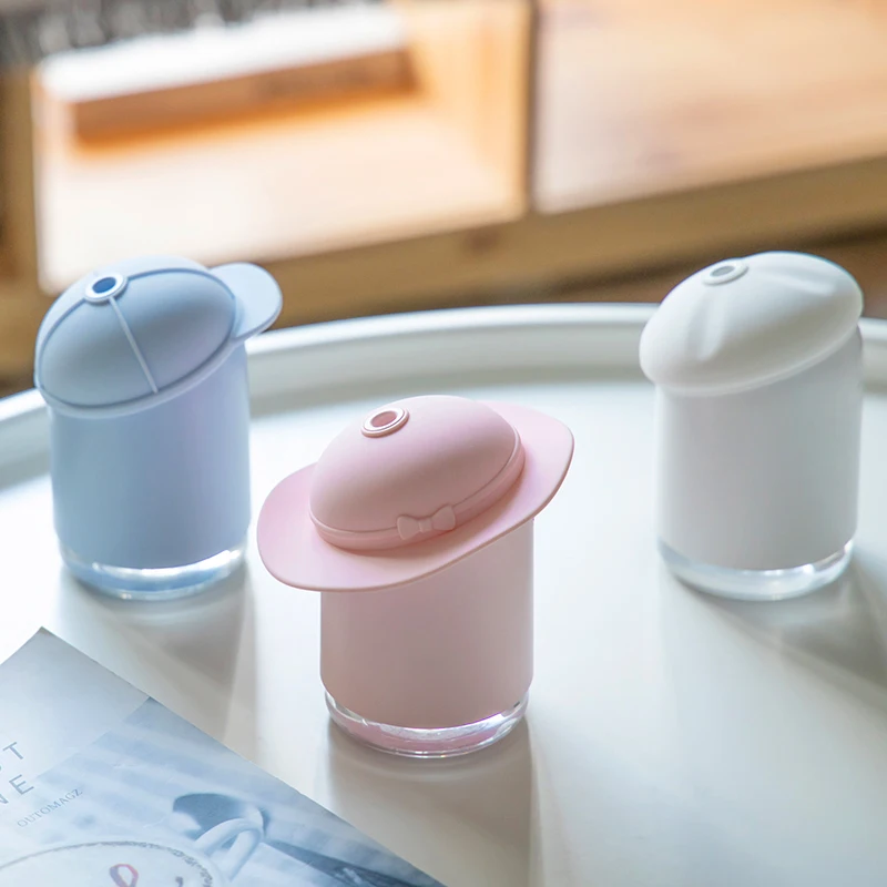 200ML USB Cool Mist Mini Air Humidifier Cap Portable Ultrasonic electric Essential Aroma Diffuser With Night Lamp For Home Car | Бытовая