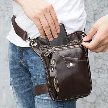 

Men's Belt/Leg Bag Motorcycle Leg Bag Men's Pockets Thigh Bag Money Belt Bag