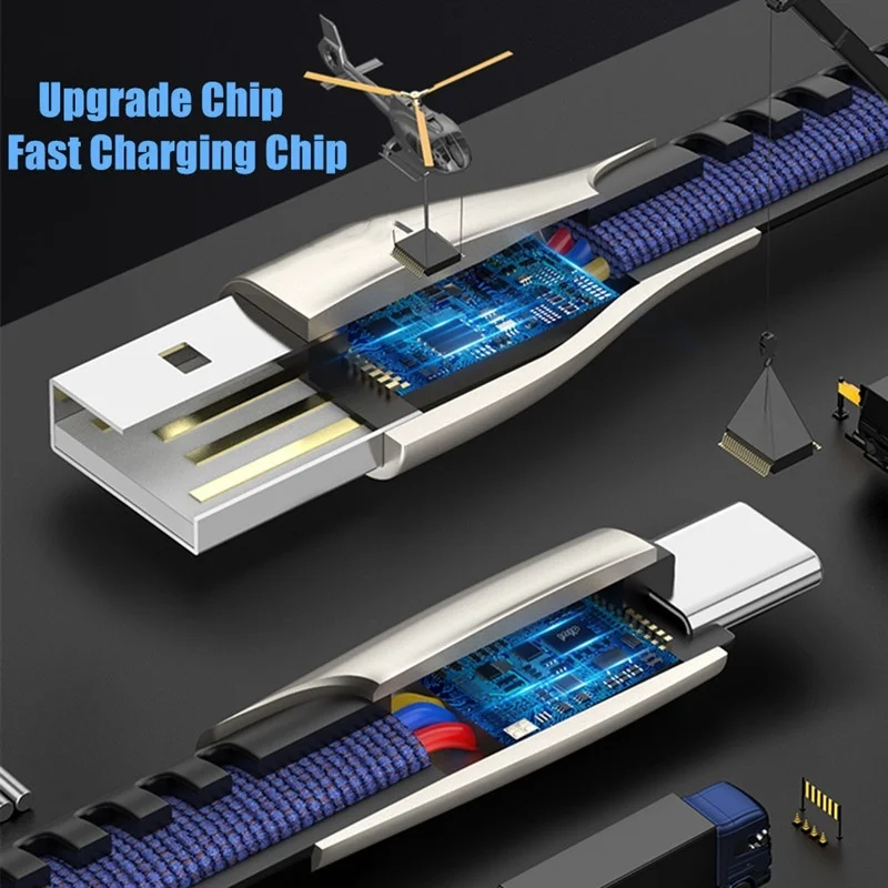 Кабель usb type C 5A Quick Charge 4,0 3,0 Supercharge type-C шнур для быстрой зарядки и передачи данных для Iphone 11 X XS USB адаптер