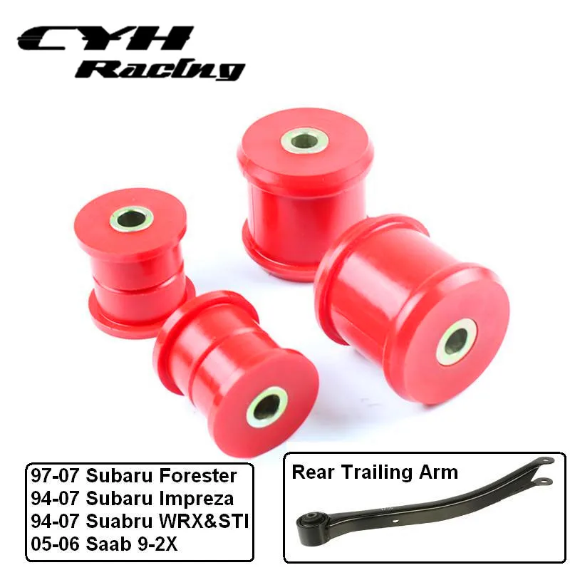Polyurethane Rear Trailing Arm Bushing Insert Kits For Subaru WRX/Impreza 94 07,Forester 97 07