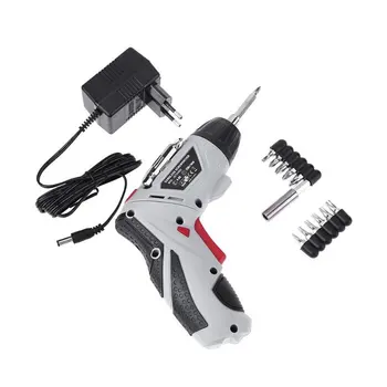 

Multifunction 4.8V Cordless Electric Screwdriver Rechargeable 300mAh EU Plug 220V Electric Hand Drill Grinder Power Tools