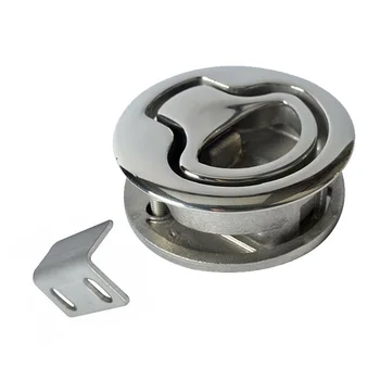 

Locker Hatch Latch Round Lock 1pc Flush Pull Accessories Ajustable Marine