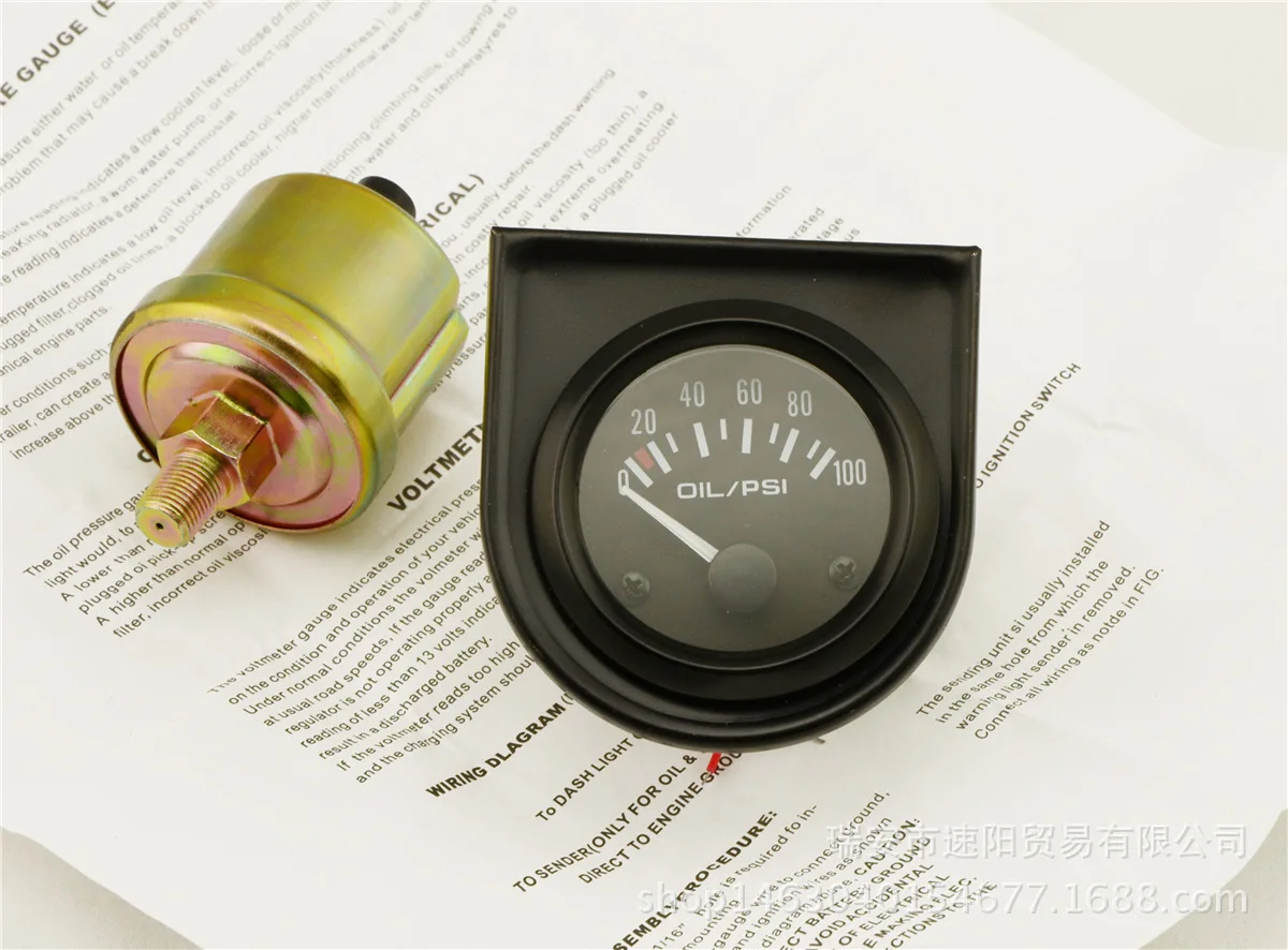 

2 "52 Size Car Oil Pressure Gauge Modified Automobile Instrument