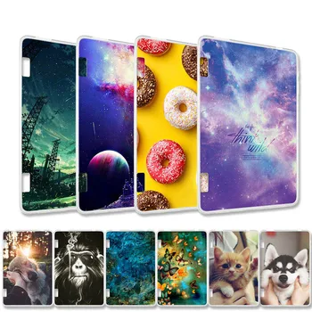 

Painted Case For Amazon Kindle Fire HD7 2014 Tablet Cover Funda For Fire HD 7 7" Soft TPU Silicone Luxury Cartoon Back Coques