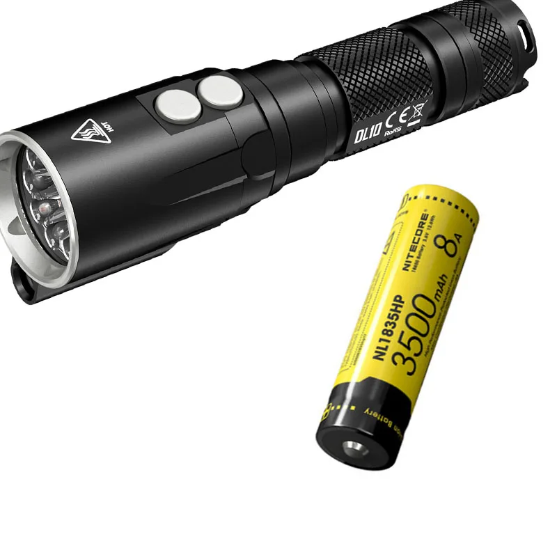 NITECORE DL10 и UM10 зарядное устройство 18650 Аккумулятор 1000 лм CREE XP-L HI V3 светодиодный светильник для дайвинга подводный 30 м водонепроницаемый фонарь