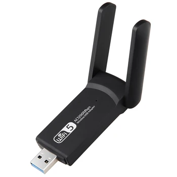 

1200Mbps Dual Band USB Adapter USB Wifi Adapter Dongle with Antenna for Laptop Desktop With Antenna Mode For Laptop Desktop