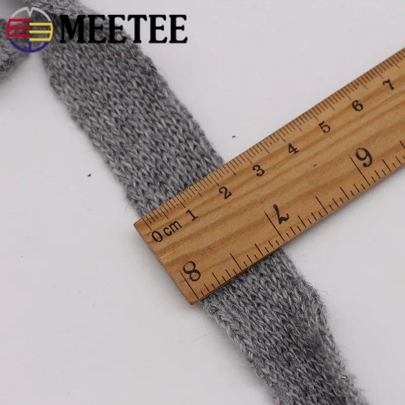 Meetee 5 ярдов 30 мм кроличья шерсть пряжа тесьма хлопок тканый пояс Лента отделка DIY швейная одежда материал для волос аксессуары AP562