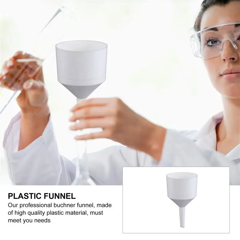 1pc 70mm Laboratory Chemistry Equipment Teaching Tools Plastic detachable filter funnel Resistant corrosion buchner funnel plastic filter funnel