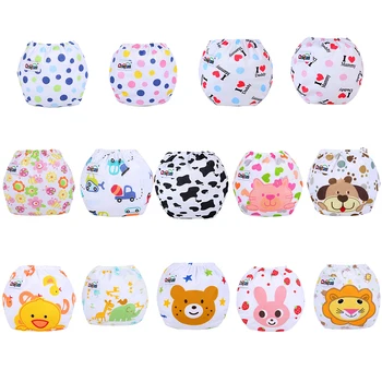 

Baby Diapers Reusable Nappies Cloth Diaper Washable Infants Children Baby Cotton Training Pants Panties Nappy Changing