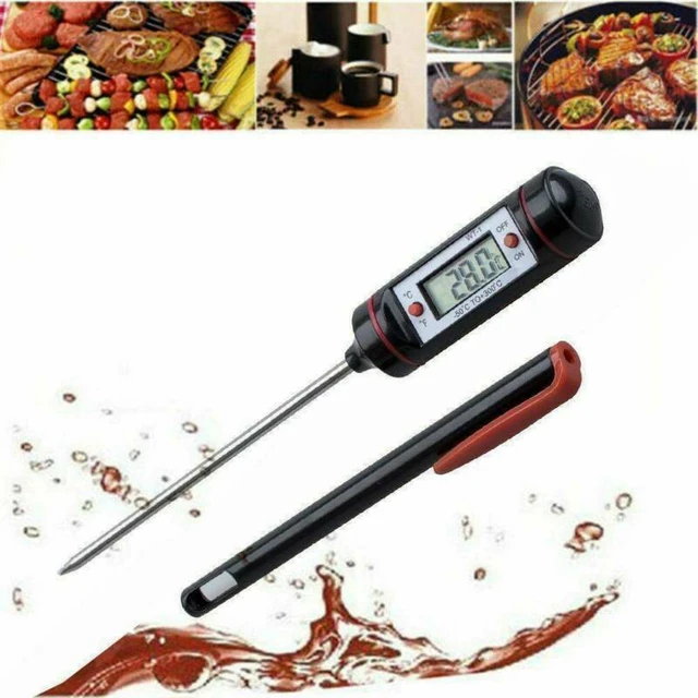 Digital Food Thermometer Electronic Probe WT-1 Thermometer Water Thermometer  Milk Liquid Kitchen Cooking Thermometer - AliExpress