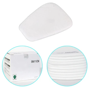

10pcs 5N11 Particulate Cotton Filter Face Gas Mask Filter Paper Anti Haze Mouth Mask Anti Dust Mask Filter Paper Health Care