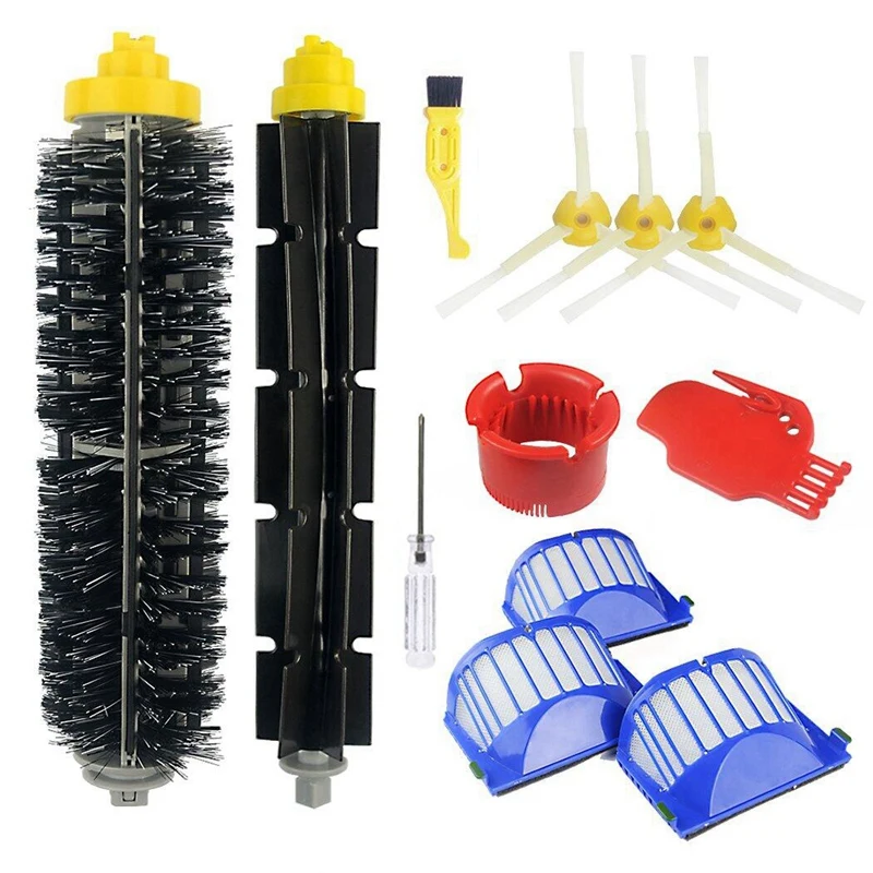 

hot sale Accessory for iRobot Roomba 600 Series 610 614 620 630 650 660 680 690 536 551 552 564 585 589 595 Filter Side Brush Ki