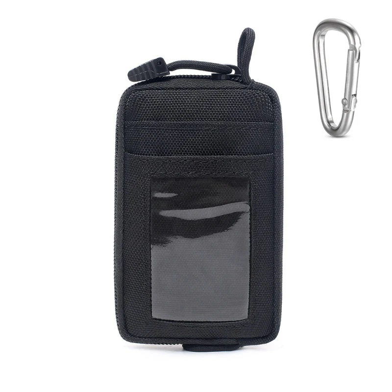 

Waterproof EDC Pouch Key Change Wallet Travel Kit Coin With Card Pack Zippers Waist Bag for Portable Tactical Camping Hiking T