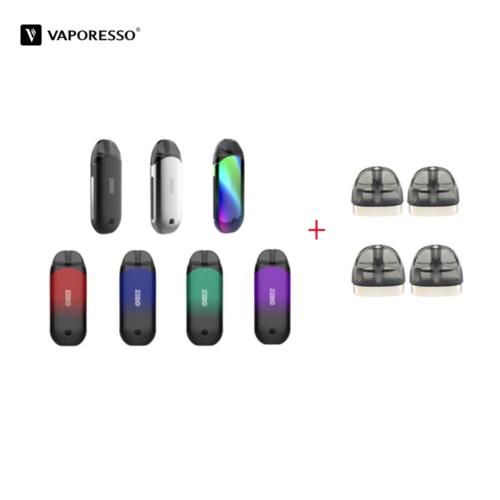 Оригинальный вейп Vaporesso Zero Pod с дополнительным 4 шт. картриджей 2 мл 1 Ом/650 Ом бак