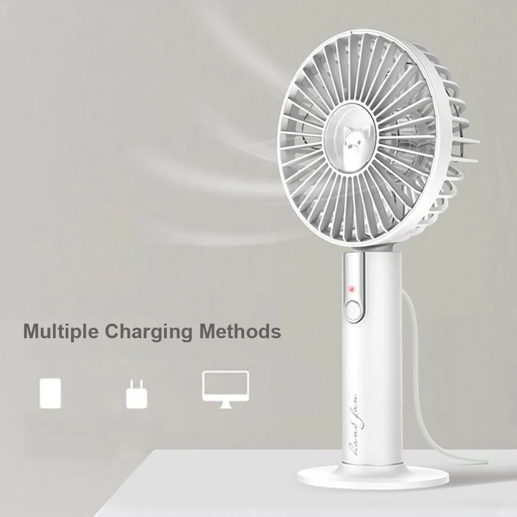 Portable Handhold Mini Fan For Home Rechargeable Portable Air Conditioner Table Usb Fans Small Office Outdoor Travel Cooling Fan Penggemar Dekoratif Aliexpress