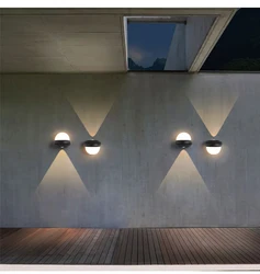 Applique murale LED pour l'intérieur et l'extérieur, imperméable conforme à la norme IP65, Style moderne, avec 3 ans de garantie, 7W, AC85 265V 