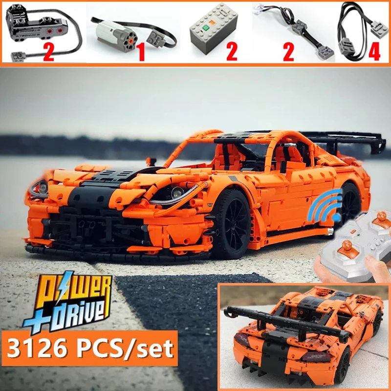 Новый Технология серии Гадюка ACR MOC 13655 Двойной monster motor спортивный автомобиль