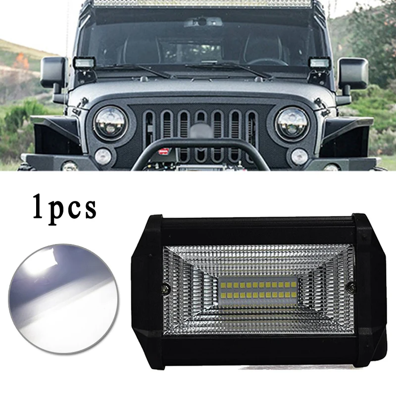 

1 pc 10V-30V 72W Car SUV 4x4 Truck LED Work Light Lamp Offroad Flood Light ATV Pickup Boat Headlight Floodlight Fog Lamp